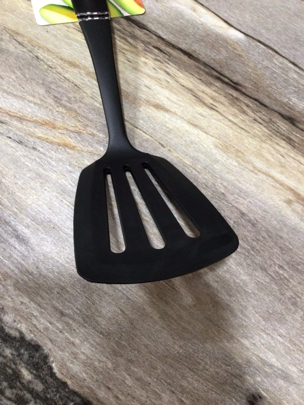 Cuisinart CTG-12-LT Slotted Turner Nylon Nonstick Spatula Black 13.75” NWT